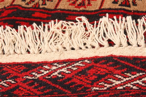Bokhara Red Hand Knotted 41 X 65 Area Rug 100-30251 Image 5
