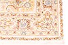 Tabriz Beige Hand Knotted 84 X 116  Area Rug 254-30257 Thumb 1