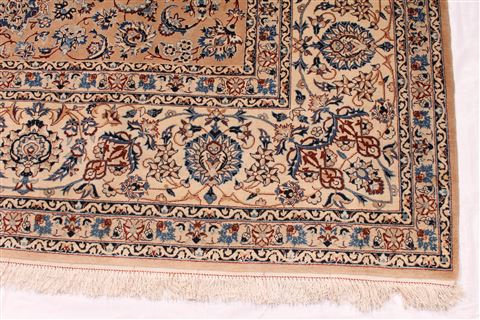Nain Beige Hand Knotted 86 X 1210 Area Rug 254-30259 Image 1