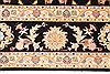 Tabriz Beige Hand Knotted 83 X 105  Area Rug 254-30262 Thumb 4