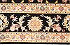 Tabriz Beige Hand Knotted 83 X 105 Area Rug 254-30262 Thumb 4