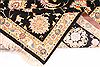 Tabriz Beige Hand Knotted 83 X 105  Area Rug 254-30262 Thumb 9