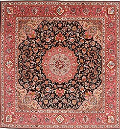 Tabriz Purple Hand Knotted 8'3" X 8'8"  Area Rug 254-30265