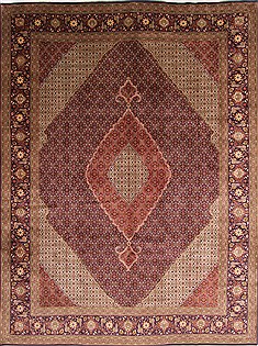 Mahi Brown Hand Knotted 9'10" X 13'1"  Area Rug 254-30268