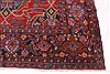 Heriz Red Hand Knotted 110 X 140  Area Rug 254-30272 Thumb 1