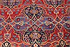 Heriz Red Hand Knotted 110 X 140  Area Rug 254-30272 Thumb 2