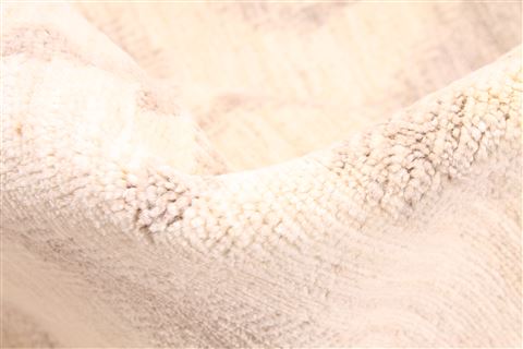 Pishavar Beige Hand Knotted 99 X 142 Area Rug 254-30273 Image 8