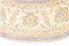 Pishavar Beige Round Hand Knotted 100 X 100 Area Rug 254-30274 Thumb 1