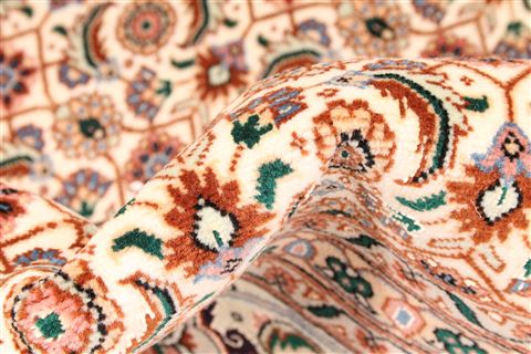 Mahi Beige Round Hand Knotted 710 X 710 Area Rug 254-30276 Image 8