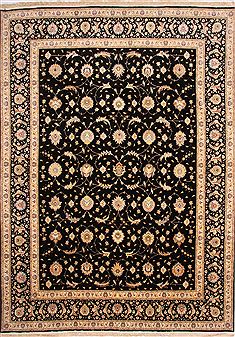 Tabriz Beige Hand Knotted 11'7" X 15'7"  Area Rug 254-30278