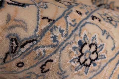 Nain Blue Hand Knotted 100 X 135 Area Rug 254-30281 Image 13