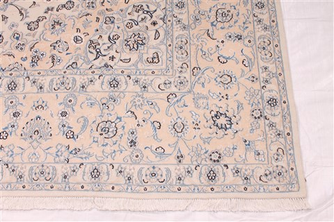 Nain Blue Hand Knotted 100 X 135 Area Rug 254-30281 Image 1