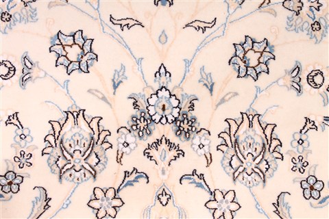 Nain Blue Hand Knotted 100 X 135 Area Rug 254-30281 Image 4