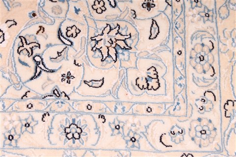 Nain Blue Hand Knotted 100 X 135 Area Rug 254-30281 Image 5