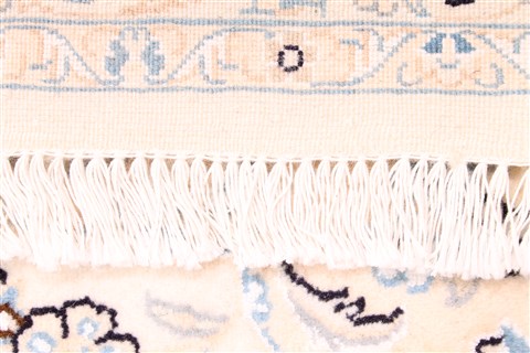 Nain Blue Hand Knotted 100 X 135 Area Rug 254-30281 Image 7