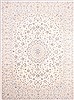 Nain Blue Hand Knotted 100 X 135 Area Rug 254-30281 Thumb 0