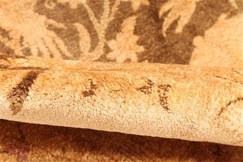 Qum Beige Hand Knotted 46 X 66 Area Rug 254-30282 Image 12