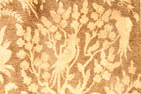 Qum Beige Hand Knotted 46 X 66 Area Rug 254-30282 Image 5