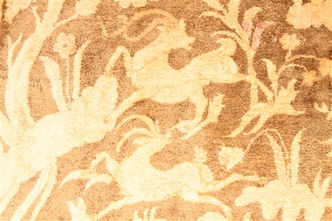 Qum Beige Hand Knotted 46 X 66 Area Rug 254-30282 Image 6