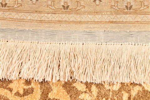 Qum Beige Hand Knotted 46 X 66 Area Rug 254-30282 Image 9