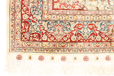 Hereke Green Square Hand Knotted 60 X 60 Area Rug 254-30283 Image 1