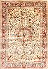 Hereke Green Square Hand Knotted 60 X 60 Area Rug 254-30283 Thumb 0