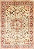 Hereke Green Square Hand Knotted 60 X 60  Area Rug 254-30283 Thumb 0