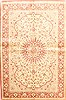 Qum Red Hand Knotted 45 X 67 Area Rug 254-30285 Thumb 0