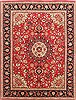 Tabriz Beige Hand Knotted 51 X 69 Area Rug 254-30286 Thumb 0