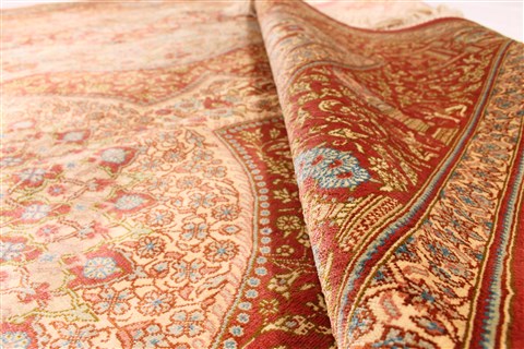 Qum Purple Hand Knotted 47 X 69 Area Rug 254-30287 Image 9
