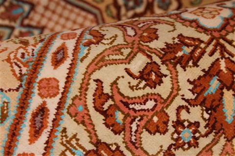Qum Brown Hand Knotted 32 X 51 Area Rug 254-30290 Image 10