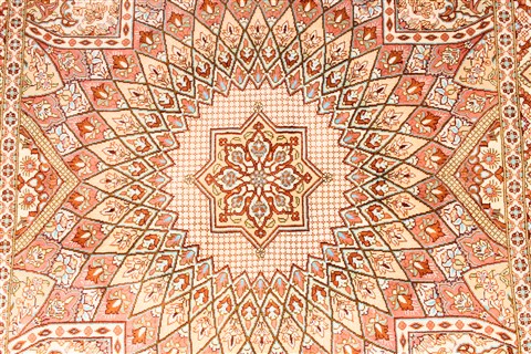 Qum Brown Hand Knotted 32 X 51 Area Rug 254-30290 Image 2