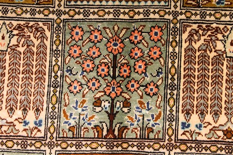 Qum Brown Hand Knotted 33 X 50  Area Rug 254-30292 Image 4