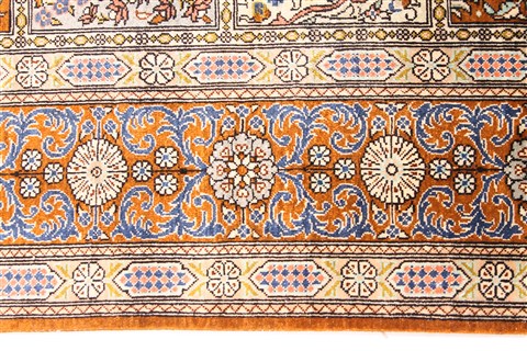 Qum Brown Hand Knotted 33 X 50  Area Rug 254-30292 Image 5