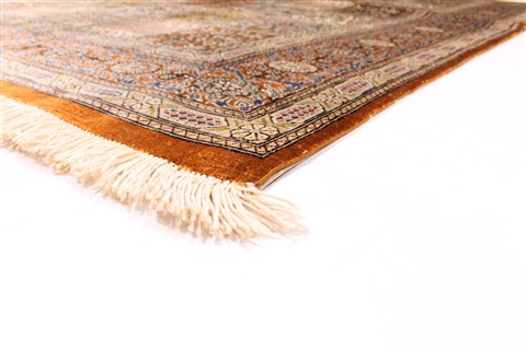 Qum Brown Hand Knotted 33 X 50  Area Rug 254-30292 Image 6