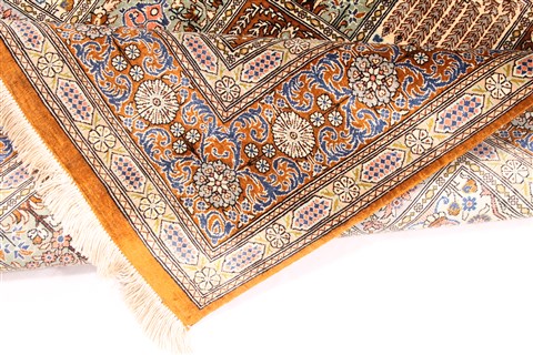 Qum Brown Hand Knotted 33 X 50  Area Rug 254-30292 Image 9