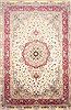 Tabriz Beige Hand Knotted 130 X 200  Area Rug 254-30296 Thumb 0