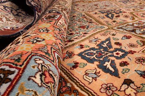 Tabriz Multicolor Hand Knotted 130 X 198 Area Rug 254-30297 Image 11