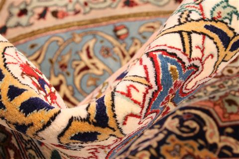 Tabriz Multicolor Hand Knotted 130 X 198 Area Rug 254-30297 Image 12