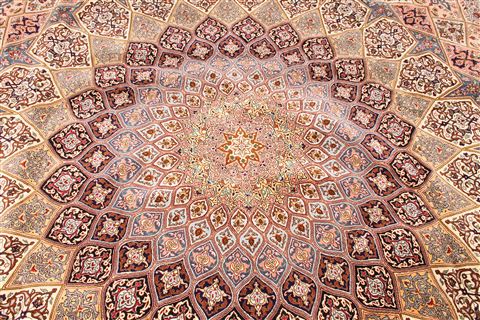 Tabriz Multicolor Hand Knotted 130 X 198 Area Rug 254-30297 Image 3