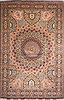 Tabriz Multicolor Hand Knotted 130 X 198 Area Rug 254-30297 Thumb 0