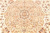 Tabriz Beige Hand Knotted 131 X 165  Area Rug 254-30299 Thumb 2