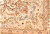 Tabriz Beige Hand Knotted 131 X 165  Area Rug 254-30299 Thumb 4