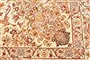 Tabriz Beige Hand Knotted 131 X 198  Area Rug 254-30301 Thumb 7