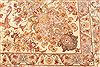 Tabriz Beige Hand Knotted 131 X 198 Area Rug 254-30301 Thumb 7