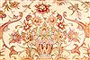 Tabriz Beige Hand Knotted 131 X 198 Area Rug 254-30301 Thumb 8
