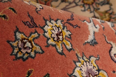 Tabriz Beige Hand Knotted 130 X 200 Area Rug 254-30302 Image 14