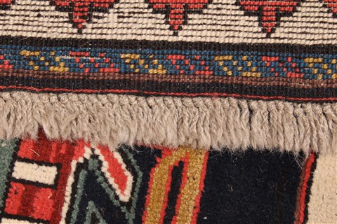 Kazak Black Hand Knotted 64 X 89 Area Rug 255-30303 Image 7