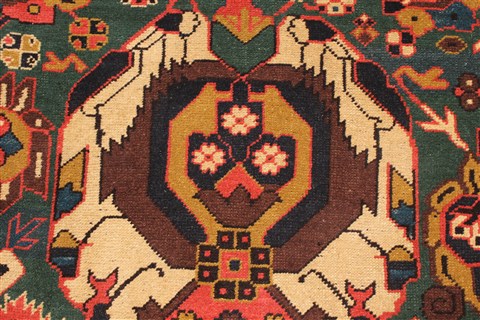 Kazak Green Hand Knotted 58 X 75 Area Rug 255-30304 Image 10