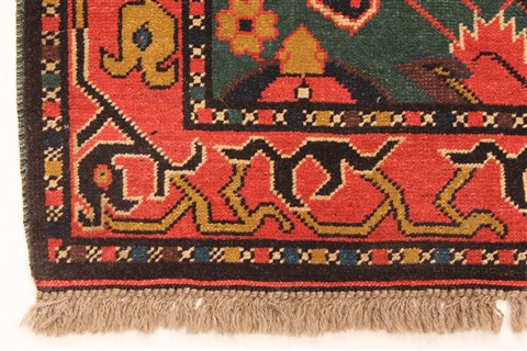 Kazak Green Hand Knotted 58 X 75 Area Rug 255-30304 Image 11